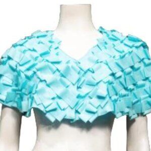 Samuel Dong NWT Shawl in Bay Blue